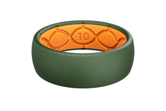 Solid Moss Green Ring