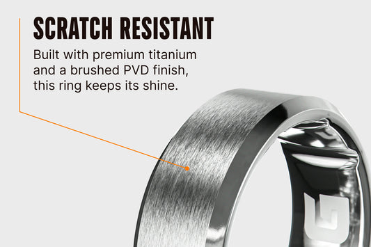 Groove Ring® Titanium - Platinum