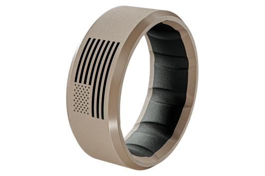 Groove Alpha Hero Flag Ring - Flat Earth