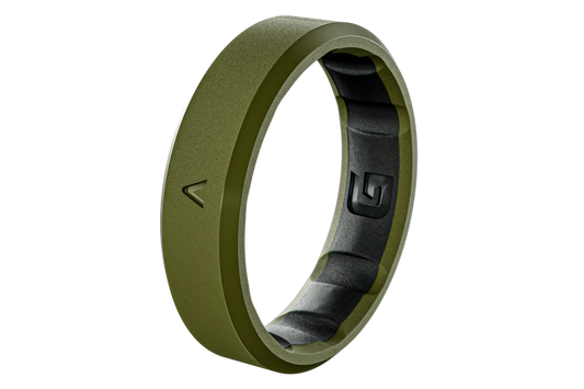 Groove Alpha Ring - Olive Thin