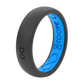 Solid Deep Stone Thin Ring