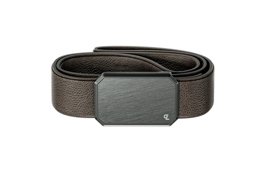 Groove Leather Belt® - Brown