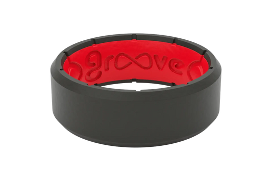 Edge Black & Red Ring