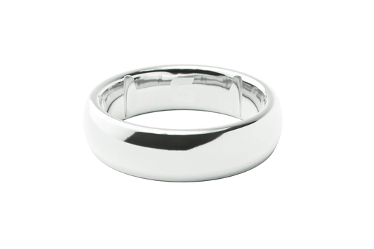 Groove Ring® Tungsten 6mm - Platinum