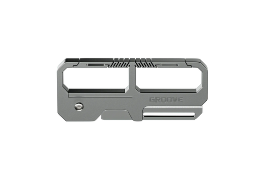 Groove™ Carabiner Knife - Silver