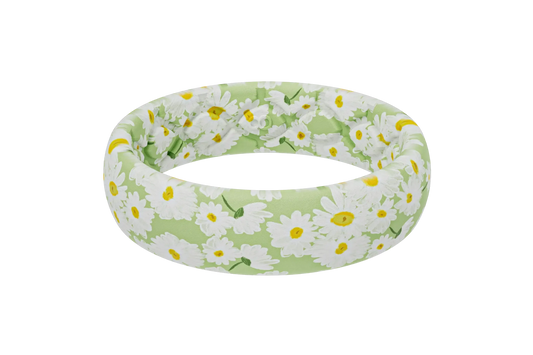 April Daisies Thin Ring