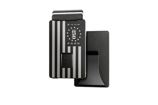 Groove Wallet® - Midnight Black 250th Flag
