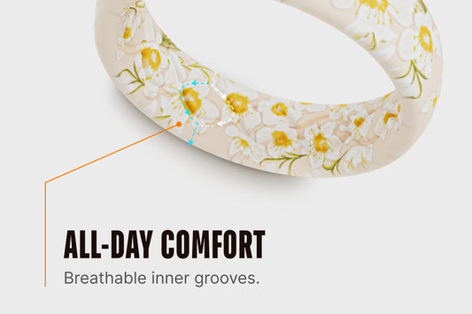 May Hawthorne + Lily of the Valley Thin Ring