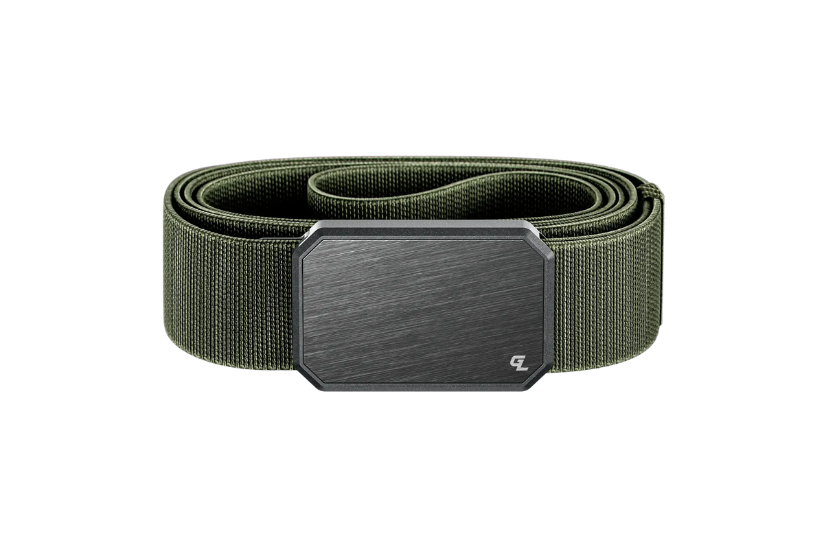 Groove Belt Gun Metal/Base Camp Green