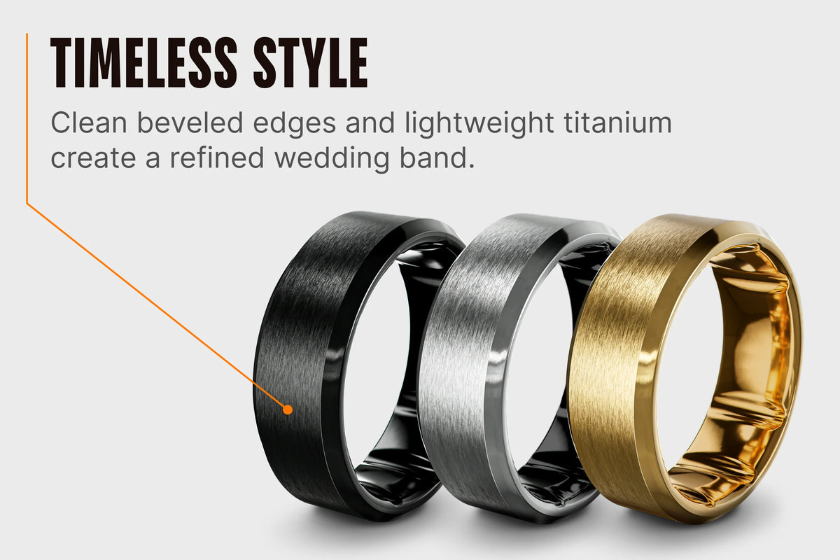 Groove Ring® Tungsten - 24k Gold