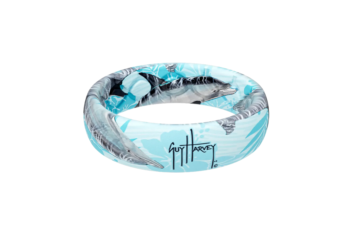 Guy Harvey Dolphin Thin Ring