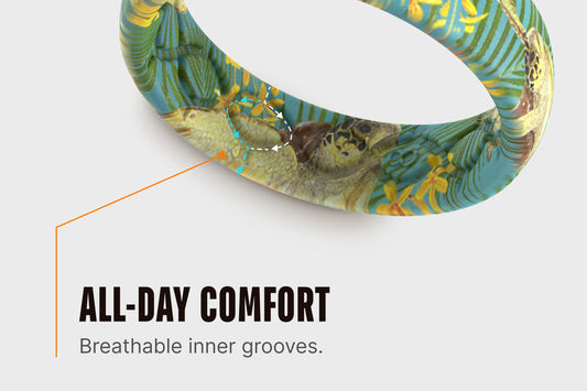Guy Harvey Tropical Turtle Thin Ring