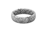 Winter Rose Thin Ring
